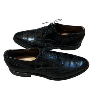 Allen Edmonds Lloyd Black Cap Toe Leather Oxfords men’s shoe size 9 C